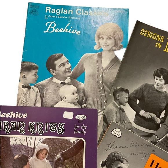 (12) Vintage Beehive knitting book LOT 7 pcs - Picture 9 of 9